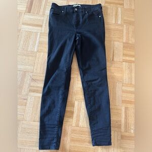 Madewell black skinny jeans